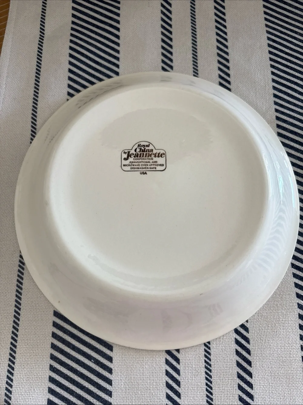 Vintage Royal China Jeanette Corp Ceramic Quiche Lorraine Pie Plate 11